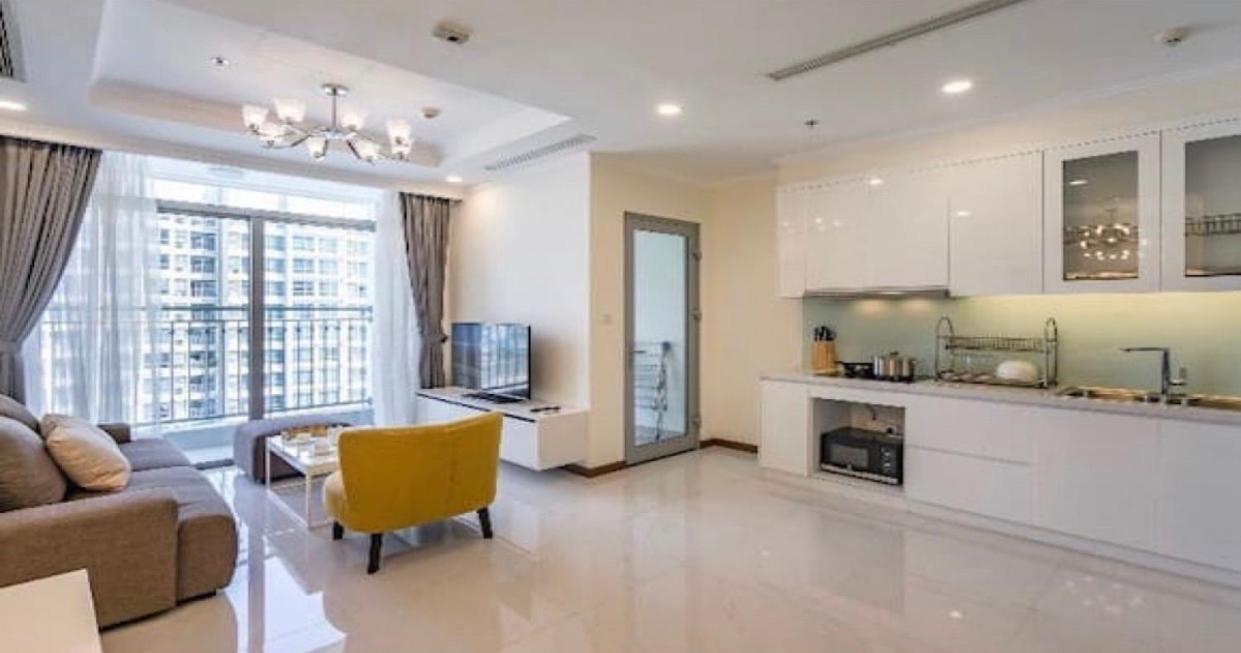 Vinhomes Central Park Apartment Landmark Can Ho Dv Ho Chi Minh-staden Exteriör bild